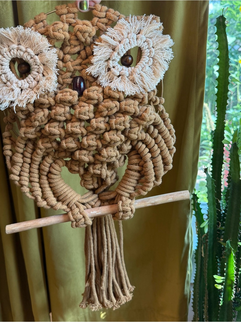 Macramé Owl Wall Hanging
